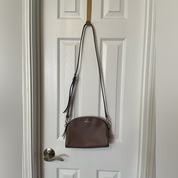 Kate Spade Tori Larchmont Avenue Light Walnut Brown Crossbody Bag - Picture 3 of 8